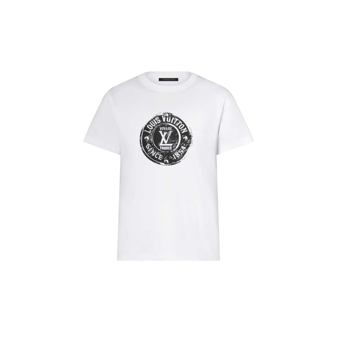 LV Cotton T-Shirt ★関税込 Louis Vuitton LV Jacquard Cotton T-Shirt